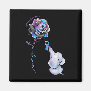 Íman Prevenção ao suicídio Sensibilização Elefante Flor