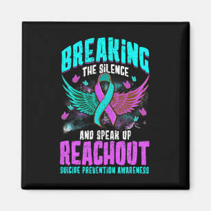 Íman Prevenção Suicídio Fita de Sensibilização Suicida