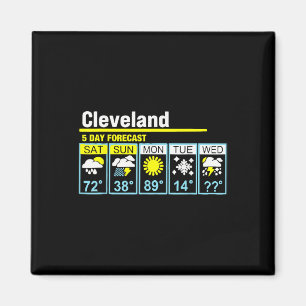Íman Previsão de 5 Dias de Cleveland Clima de Viagem En