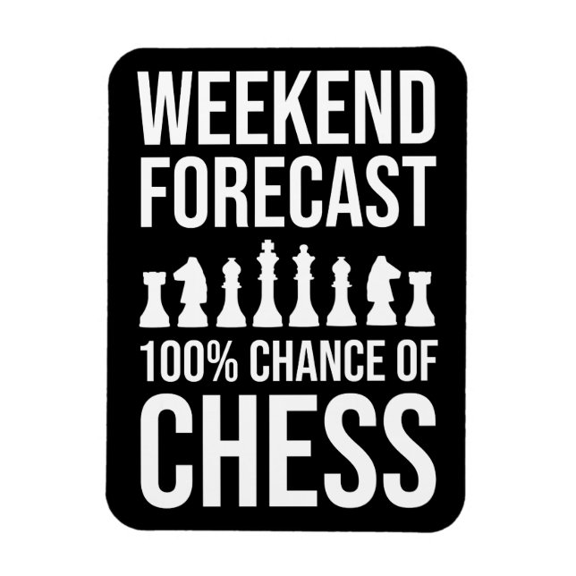 Íman Previsão de Fim de Semana - 100% de Chance de Xadr (Vertical)