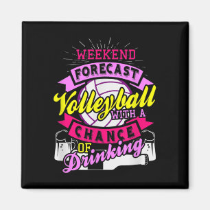 Íman Previsão de Fim de Semana de Voleibol com Possibil
