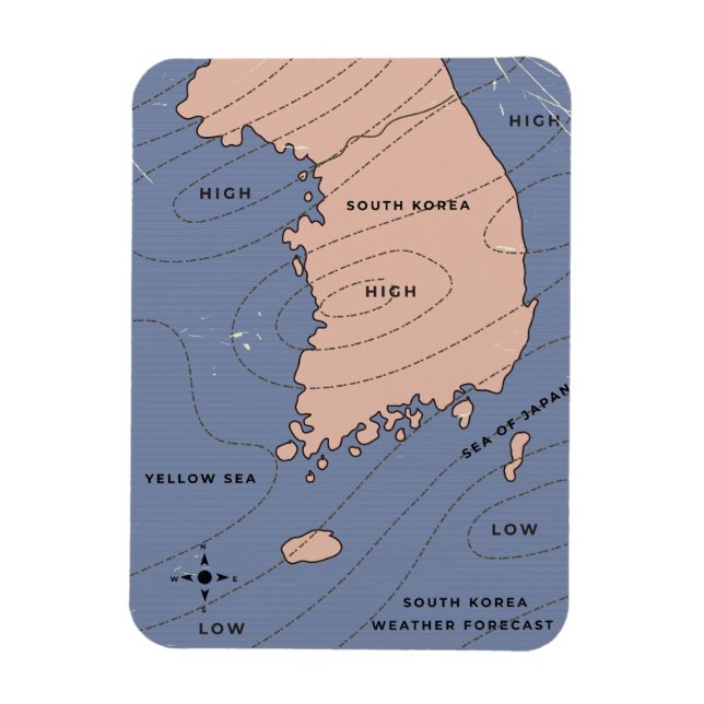 Íman Previsão do Tempo na Coreia do Sul (Vertical)