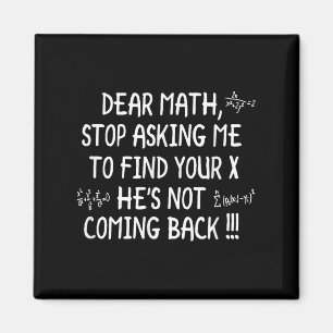 Íman Prezada citação de Matemática Engraçada