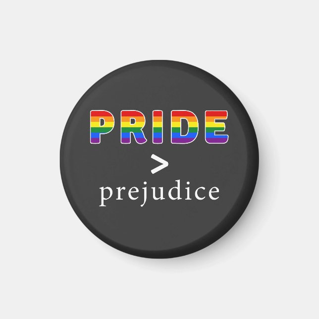 Íman Pride & Prejudice Pride shirt (Frente)