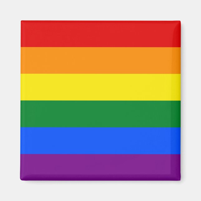 Íman Pride Rainbow Flag (Frente)