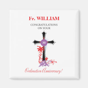 Íman Priest 30th Ordination Anniversary Black Cross