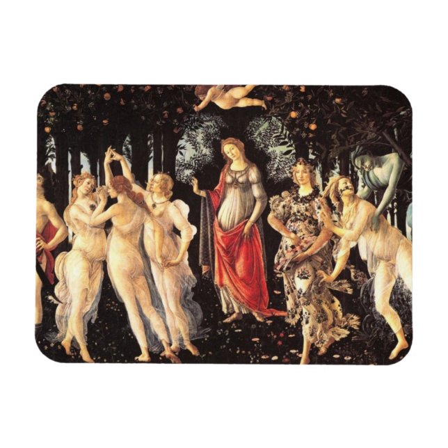 Íman Primavera / Alegoria de Primavera por Botticelli (Horizontal)