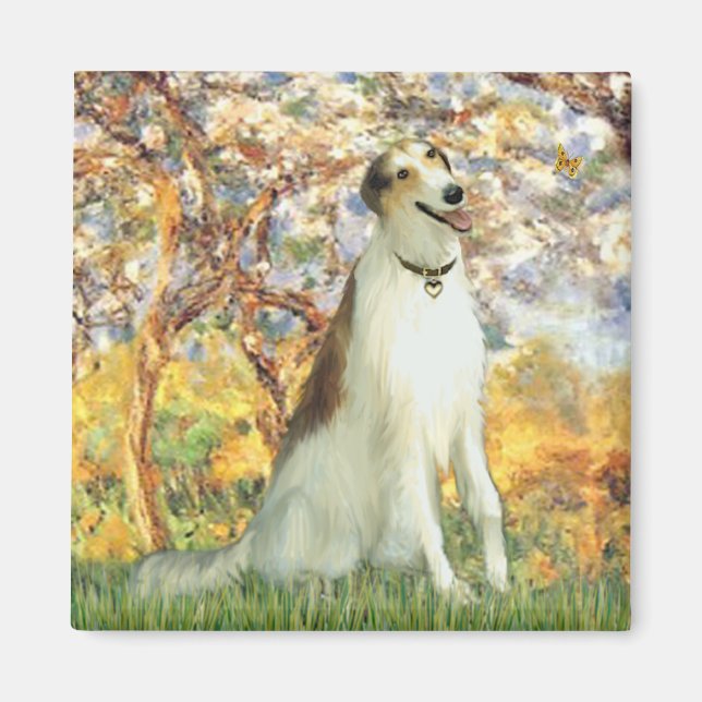 Íman Primavera - Borzoi (Frente)