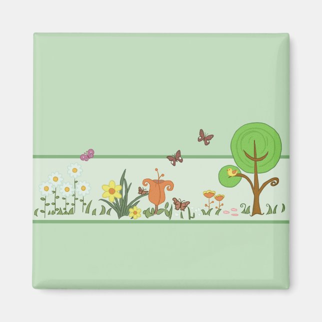 Íman Primavera de papel (Frente)