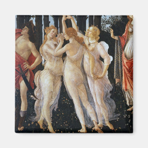 Íman Primavera (detalhe), Sandro Botticelli, 1482