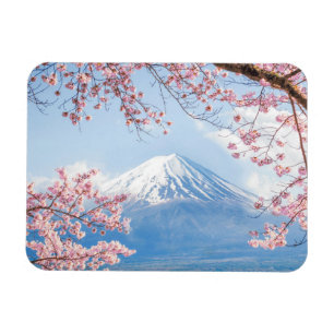 Íman Primavera do lago mountain Kawaguchiko de Fuji