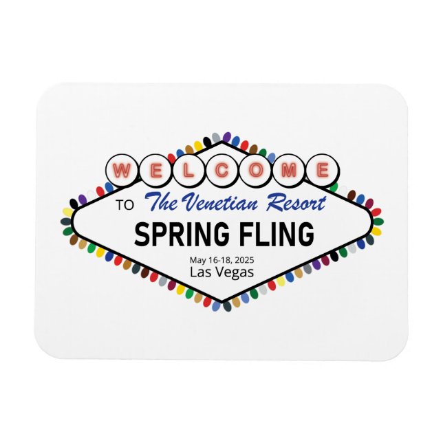 Íman Primavera Fling 2025 Magnet (Horizontal)