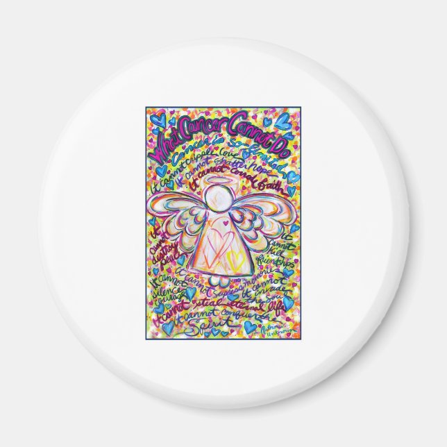 Íman Primavera Hearts Cancer Angel Magnet (Frente)