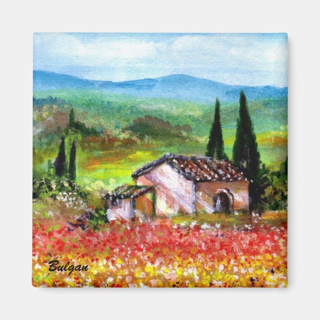 ÍMAN PRIMAVERA NA TOSCANA (Frente)