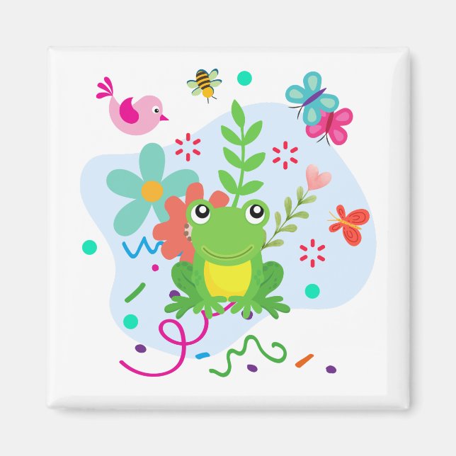 Íman Primavera no Jardim (Frente)