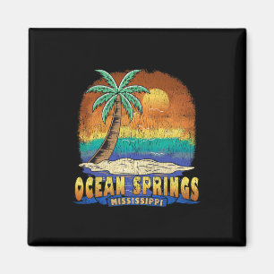 Íman Primavera Oceano Mississipi Vintage Alma em Descan