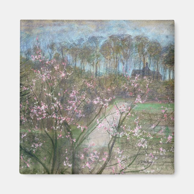 Íman Primavera Paisagem (Frente)