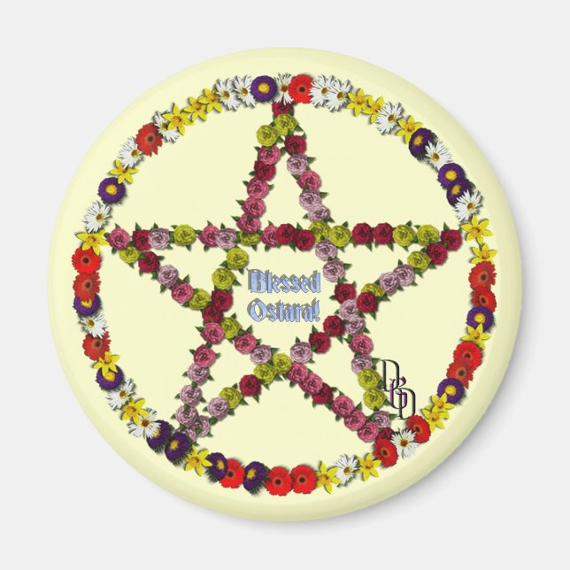 Íman Primavera Pentical (Frente)