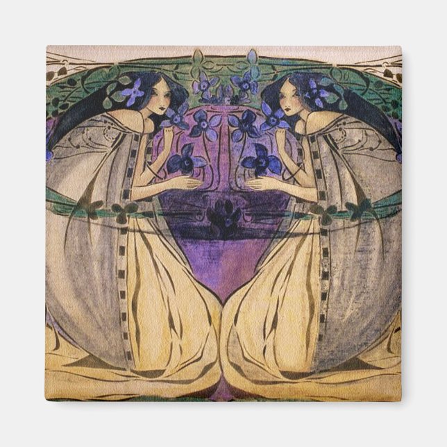 Íman Primavera por Frances Macdonald (Frente)