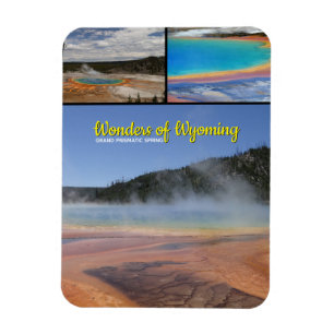 Íman Primavera prismático grande Wyoming de Yellowston