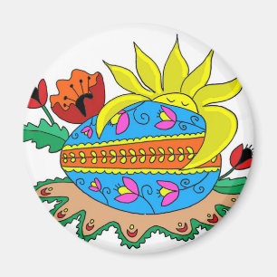 Íman Primavera Sun e Pysanka
