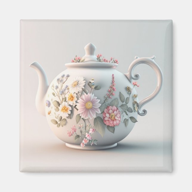Íman Primavera Teapot (Frente)