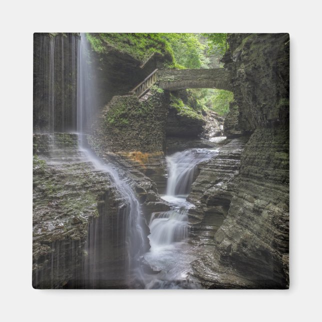 Íman Primavera Waterfall em Watkins Glen (Frente)
