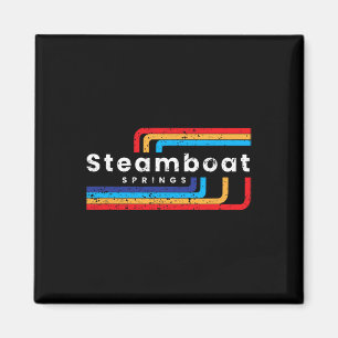 Íman Primaveras a vapor Colorado Skiage Vintage Steambo