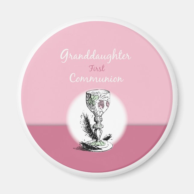 Íman Primeira Comunhão da Netinha Rosa, Cálice (Frente)