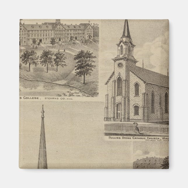 Íman Primeira Igreja Universitária, Minneapolis, Minnes (Frente)