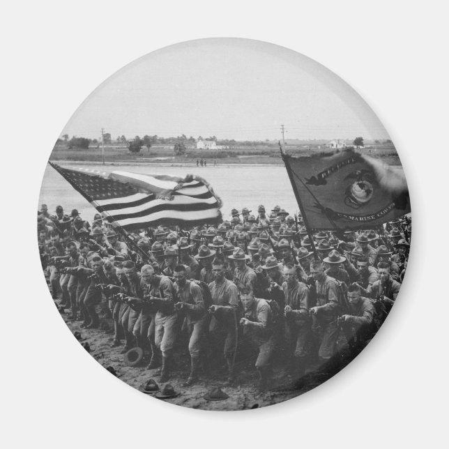 Íman Primeiro a combater - Fuzileiros navais dos EUA -  (Frente)