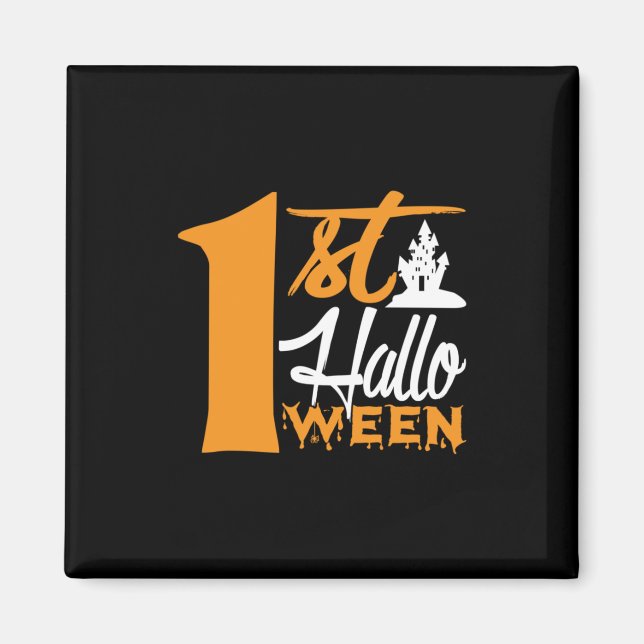 Íman Primeiro aniversário de Halloween (Frente)