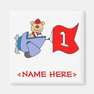 Íman primeiro aniversario de Urso Piloto