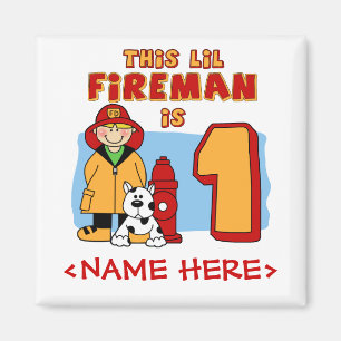Íman primeiro aniversario Lil Fireman