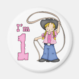 Íman Primeiro aniversario Roper Cowgirl