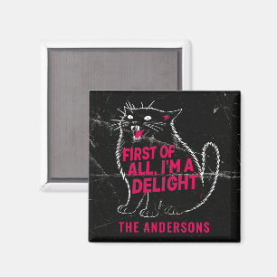 Íman Primeiro De Tudo Sou Um Delicioso Gato Preto Rugid