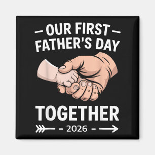 Íman Primeiro Dia dos Pais Juntos 2026 Novo Pai Filho