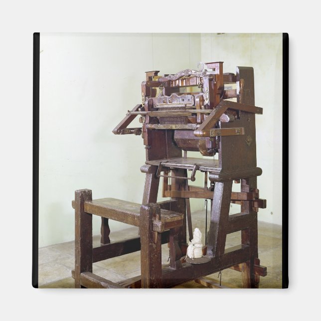 Íman Primeiro espaço para meias teceladas, 1750 (Frente)