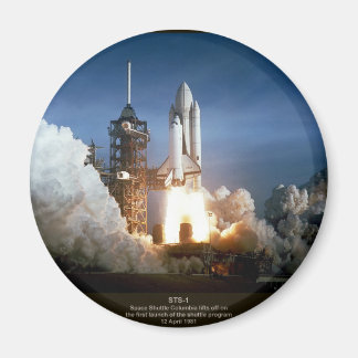 Íman Primeiro lançamento do Shuttle de Espaço STS-1 Col