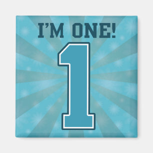 Íman Primeiro menino do aniversário, eu sou um, númer