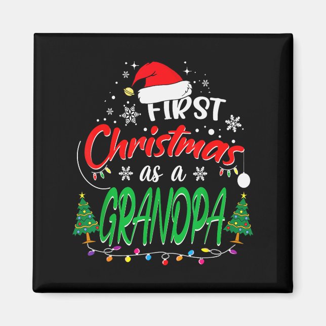 Íman Primeiro Natal como Avô Novo Avô 1º N (Frente)