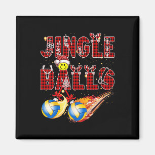 Íman Primeiro Natal Como Pai Jingle Voleibol Papa Tio D