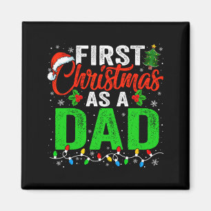 Íman Primeiro Natal Como Pai Luzes de Natal Novo Pai Ch