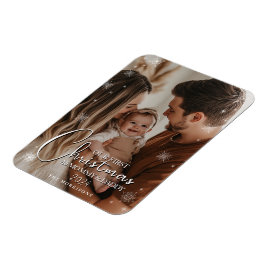 Íman Primeiro Natal como Pais - Imagem Flexível