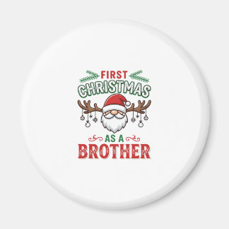 Íman Primeiro Natal como um Irmão Santa Gnome