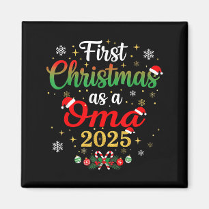 Íman Primeiro Natal como uma Oma 2025 Nova Mamãe Natal