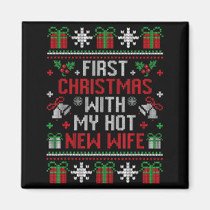 Íman Primeiro Natal do Casal Recém-Casados Natal