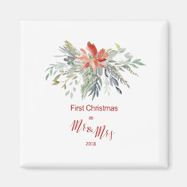 Íman Primeiro Natal Juntos como Sr. e Sra.