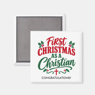 Íman PRIMEIRO NATAL Presente de Favor para Novo Crente