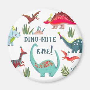 Íman Primeiro, o Dinossauro, uma festa de aniversário